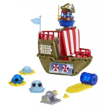 MGA Entertainment DohKins piratenschip speelset, kleideeg speelset, veelkleurig, kind, jongen/meisje, 3 jaar, 99 jaar