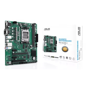 Moederbord ASUS PRO A620M-C-CSM AMD A620 socket AM5 micro ATX