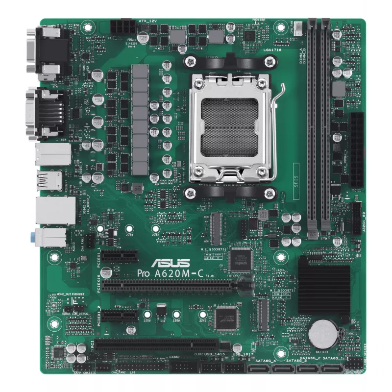 Moederbord ASUS PRO A620M-C-CSM AMD A620 socket AM5 micro ATX