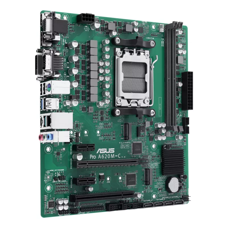 Moederbord ASUS PRO A620M-C-CSM AMD A620 socket AM5 micro ATX