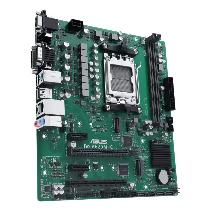 Moederbord ASUS PRO A620M-C-CSM AMD A620 socket AM5 micro ATX