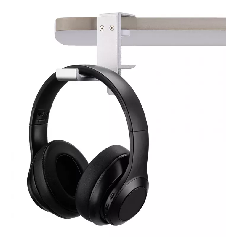 Neomounts ADS11-171SL headsethouder, universeel, met klembevestiging, aluminium, zilver