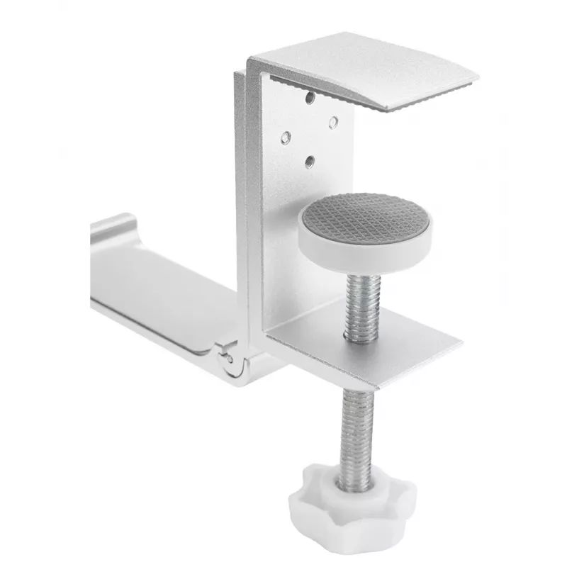 Neomounts ADS11-171SL headsethouder, universeel, met klembevestiging, aluminium, zilver