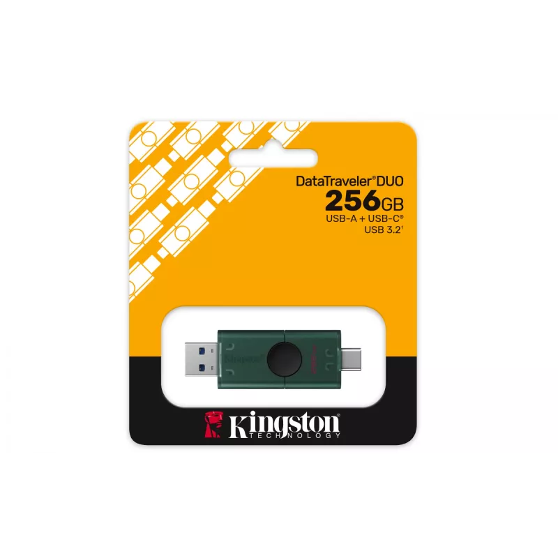 USB-flashdrive Kingston Technology 256GB USB-A USB-C 3.2 Gen 1 DuoG2