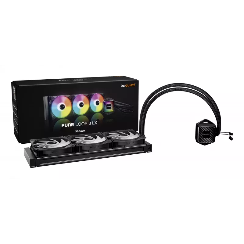 be quiet! PURE LOOP 3 LX processor all-in-one-vloeistofkoeler 12 cm zwart 1 stuks