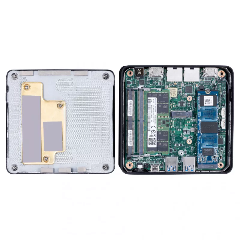 MSI Cubi NUC AI 1UMG-005EU Intel Core Ultra 7 155H 16 GB DDR5-SDRAM 1 TB SSD Windows 11 Pro mini-pc zwart