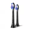 Philips Sensitive HX6052/88 2 stuks opzetborstels, 2 stuks, zwart, 3 maanden, extra zacht, Philips, Philips Sonicare