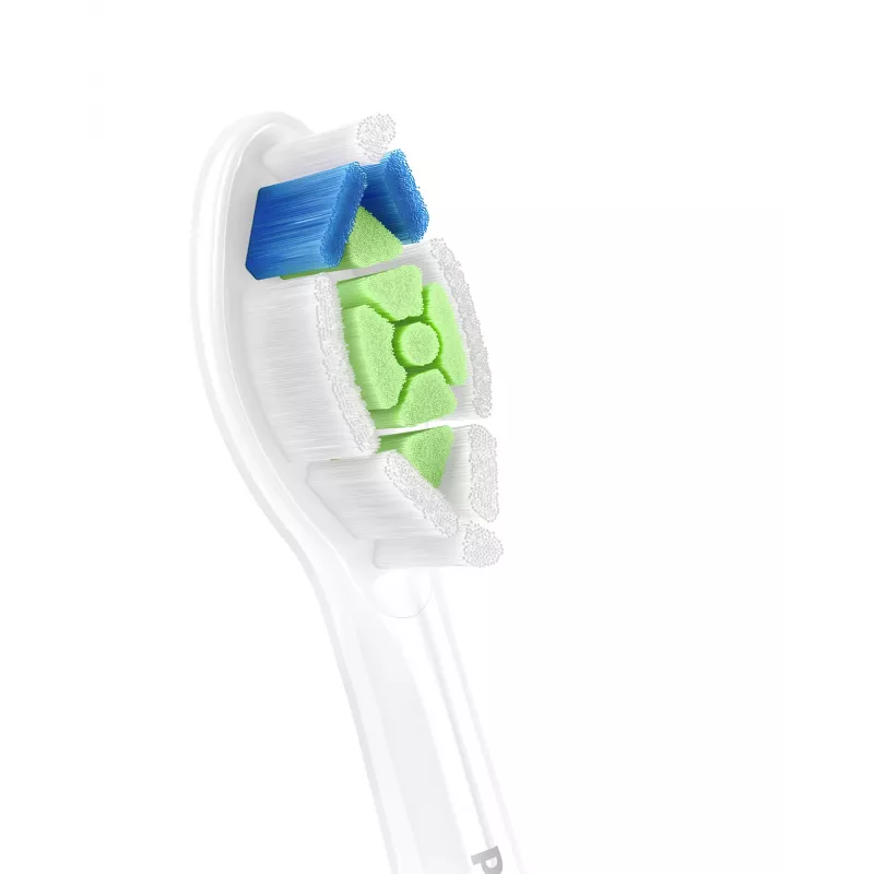 Opzetborstels Philips HX6062/87 vervanging 2-pack, medium borstelharen, wit