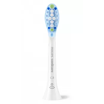 Philips Premium Plaque Defence HX9042/87 2-pack borstelkoppen, 2 stuks, wit, 3 maanden, medium, Philips