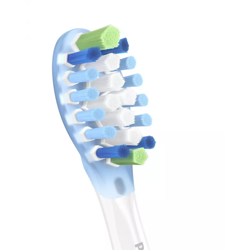 Philips Premium Plaque Defence HX9042/87 2-pack borstelkoppen, 2 stuks, wit, 3 maanden, medium, Philips