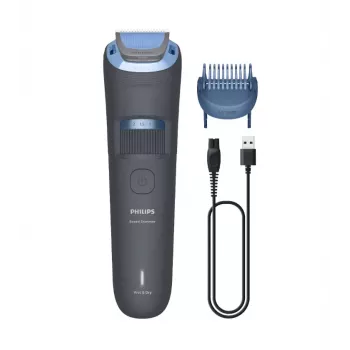 Philips baardtrimmer 3000 Series BT3617/15 baardverzorging met afgeronde puntmesjes