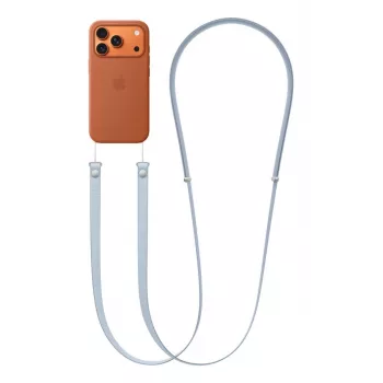 Draagband Apple Crossbody Strap lichtblauw 2,08 m rPET roestvrij staal