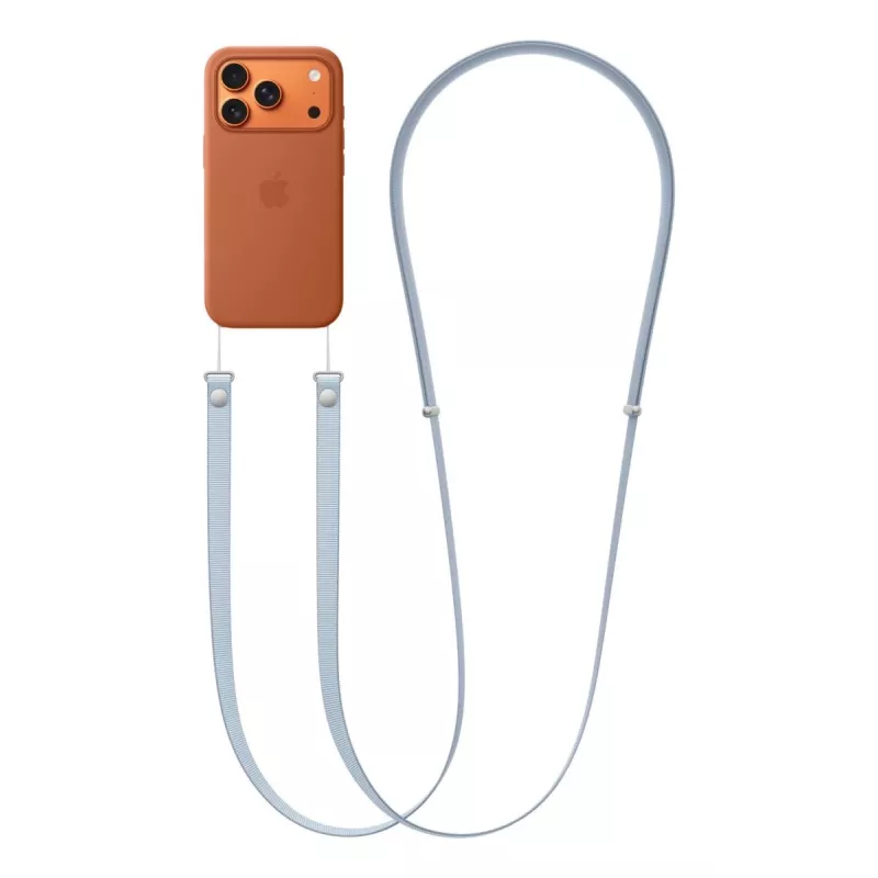 Draagband Apple Crossbody Strap lichtblauw 2,08 m rPET roestvrij staal