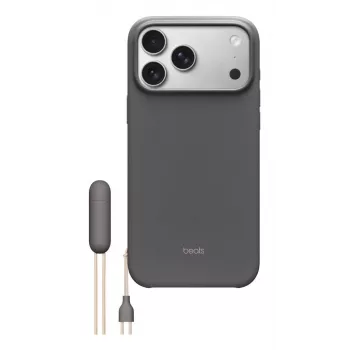 APPLE Beats iPhone 17 Pro Max - kickstand-hoesje met MagSafe en camerabediening - granietgrijs
