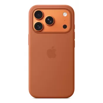 APPLE iPhone 17 Pro – siliconenhoesje met MagSafe – terracotta