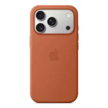 APPLE iPhone 17 Pro – siliconenhoesje met MagSafe – terracotta