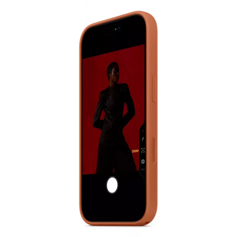 APPLE iPhone 17 Pro – siliconenhoesje met MagSafe – terracotta