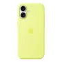 Cover Apple iPhone 17 Silicon Case met MagSafe neon geel