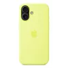 Cover Apple iPhone 17 Silicon Case met MagSafe neon geel