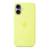 Cover Apple iPhone 17 Silicon Case met MagSafe neon geel