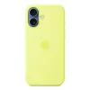 Cover Apple iPhone 17 Silicon Case met MagSafe neon geel