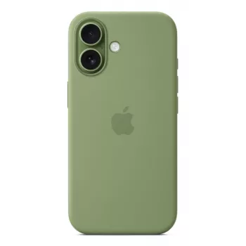 Siliconen hoes Apple iPhone 17 MagSafe Light Moss Cover groen