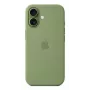Siliconen hoes Apple iPhone 17 MagSafe Light Moss Cover groen