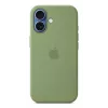 Siliconen hoes Apple iPhone 17 MagSafe Light Moss Cover groen
