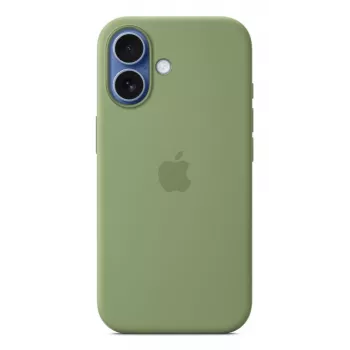 Siliconen hoes Apple iPhone 17 MagSafe Light Moss Cover groen