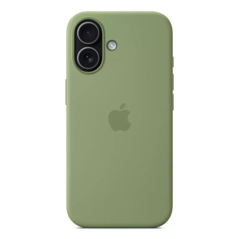 Siliconen hoes Apple iPhone 17 MagSafe Light Moss Cover groen