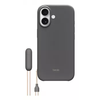 APPLE Beats iPhone 17 - kickstand-hoesje met MagSafe en camerabediening - granietgrijs