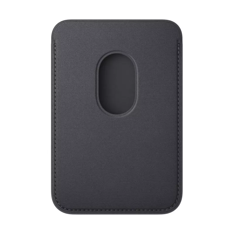 Kaarthouder Apple iPhone FineWoven Wallet met MagSafe zwart Microtwill
