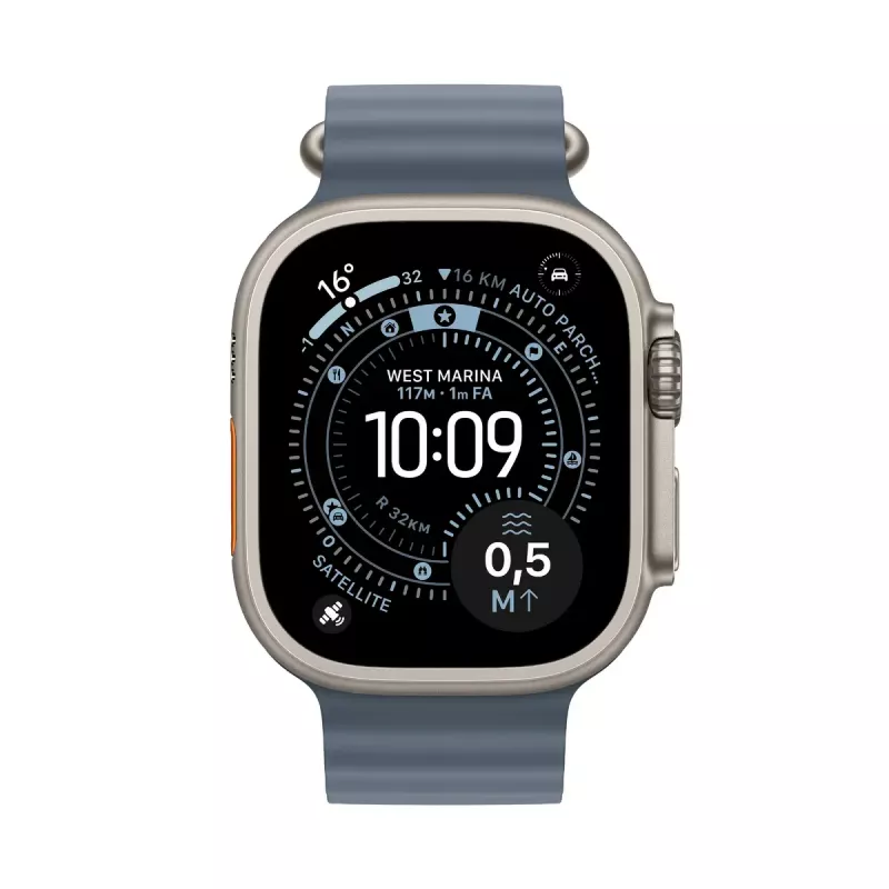 Smartwatch Apple Watch Ultra 3 GPS + Cellular 49mm Natural Titanium behuizing
