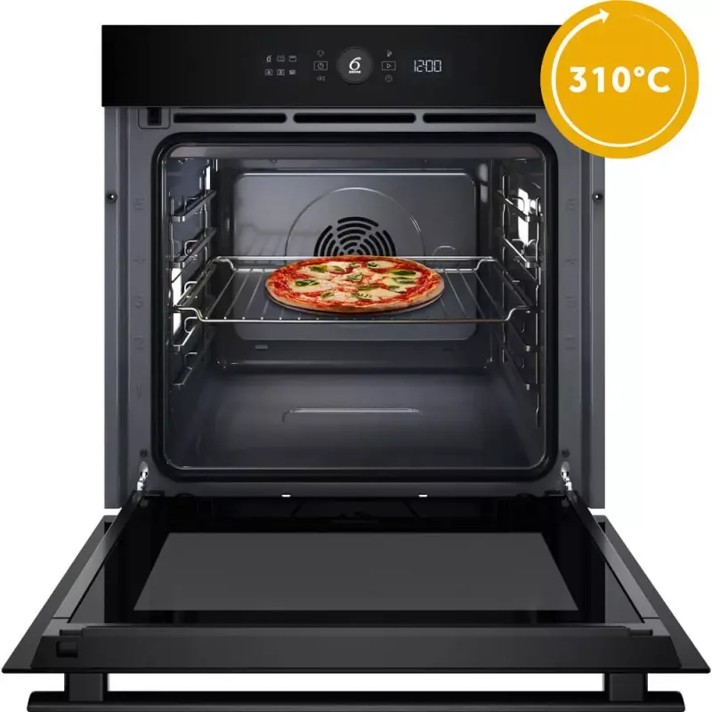 Inbouwoven Whirlpool WOI4S8PM0SBA 73 L zwart elektrisch touchbediening