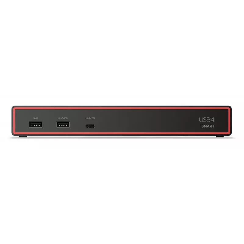 Dockingstation Lenovo ThinkPad USB4 Smart Dock 5500 – USB4-host, 4x USB-A Gen2, HDMI, Gigabit Ethernet, 135W-voeding, Eclipse zwart