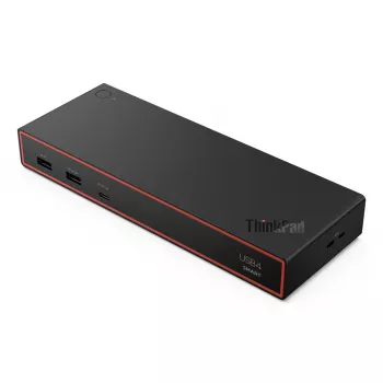 Dockingstation Lenovo ThinkPad USB4 Smart Dock 5500 – USB4-host, 4x USB-A Gen2, HDMI, Gigabit Ethernet, 135W-voeding, Eclipse zwart
