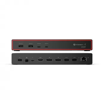 Lenovo ThinkPad Thunderbolt 4 Smart Dock Gen2 7500 bedraad zwart 100W Power Delivery 2500Mbit/s