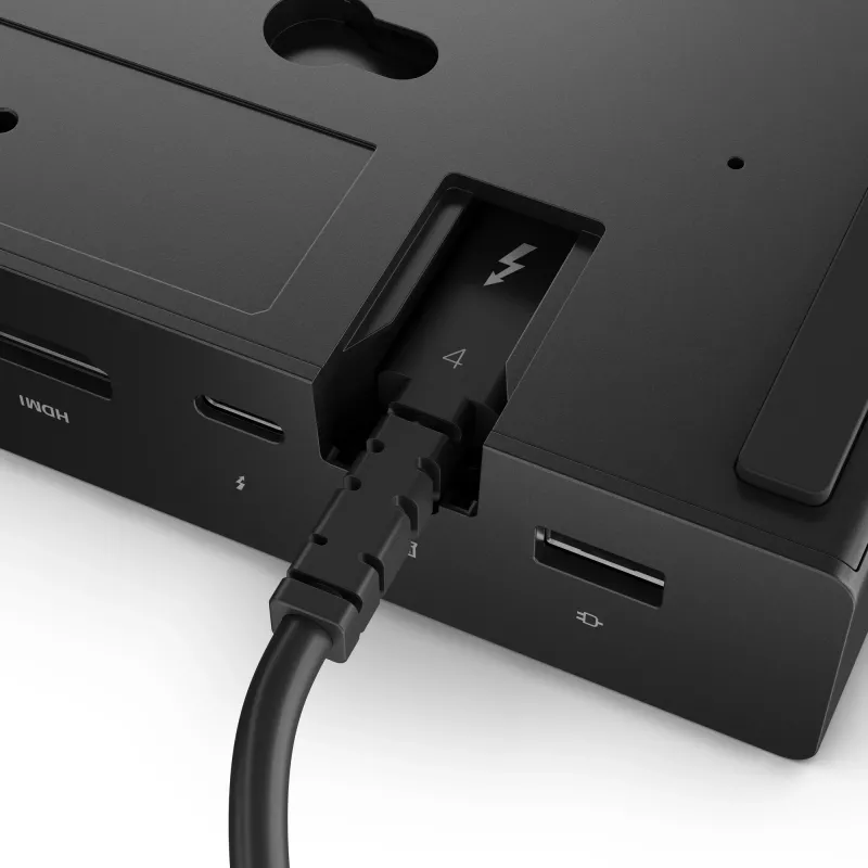 Lenovo ThinkPad Thunderbolt 4 Smart Dock Gen2 7500 bedraad zwart 100W Power Delivery 2500Mbit/s