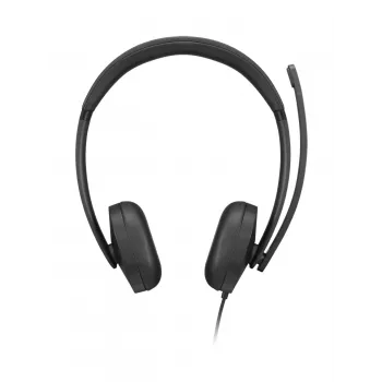 Lenovo VoIP-headset 5000 bedrade hoofdband kantoor/callcenter USB Type-C zwart