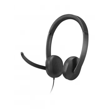 Lenovo VoIP-headset 5000 bedrade hoofdband kantoor/callcenter USB Type-C zwart