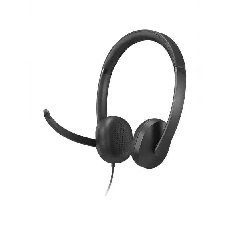 Lenovo VoIP-headset 5000 bedrade hoofdband kantoor/callcenter USB Type-C zwart