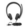 Lenovo VoIP-headset 5000 bedrade hoofdband kantoor/callcenter USB Type-C zwart