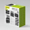 Keukenmes Maestro MR-1412-zwart messen- en plankenset