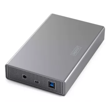 HDD-behuizing Digitus DA-71106-1 USB 3.0 3,5 inch SATA 16TB aluminium