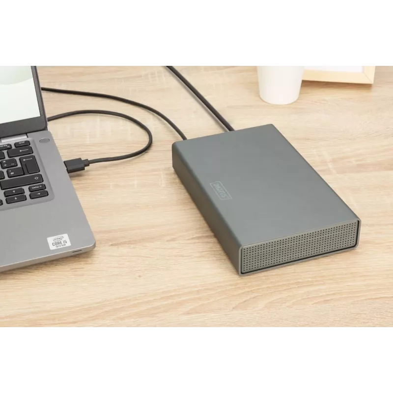 HDD-behuizing Digitus DA-71106-1 USB 3.0 3,5 inch SATA 16TB aluminium