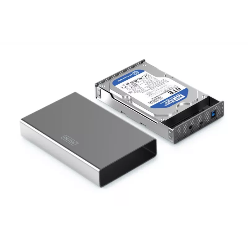 HDD-behuizing Digitus DA-71106-1 USB 3.0 3,5 inch SATA 16TB aluminium