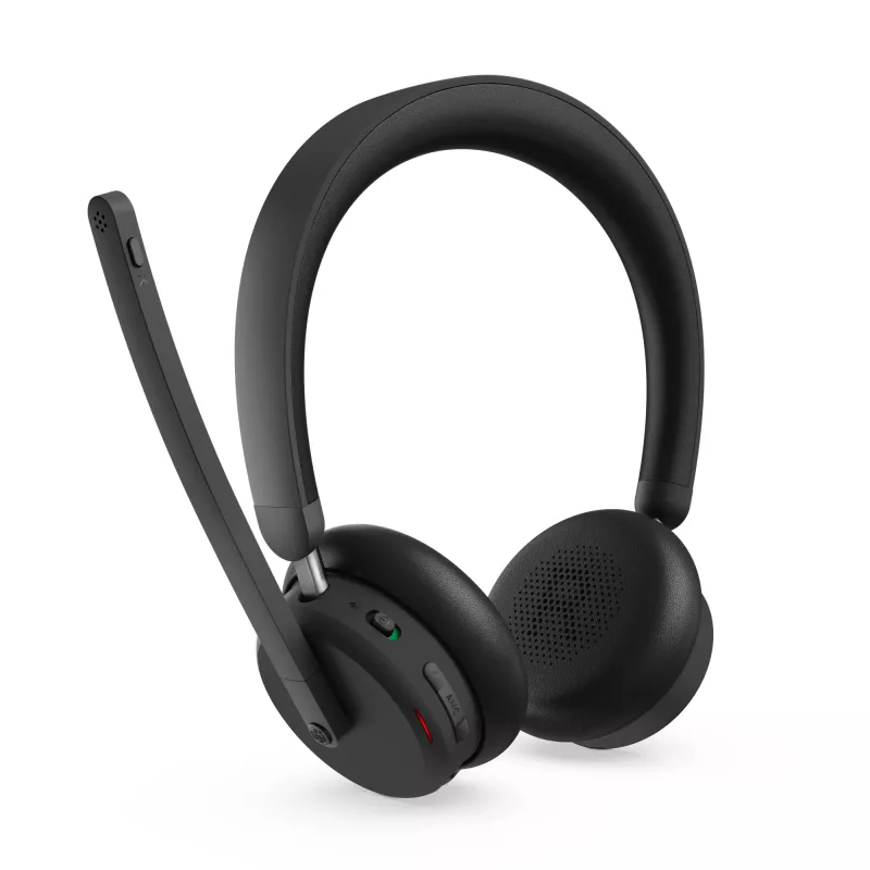 Lenovo ANC Headset 6550 draadloos hoofdband kantoor/callcenter USB Type-C Bluetooth zwart