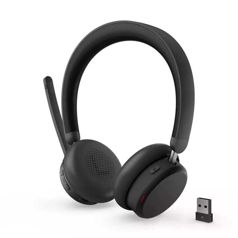 Lenovo ANC Headset 6550 draadloos hoofdband kantoor/callcenter USB Type-C Bluetooth zwart
