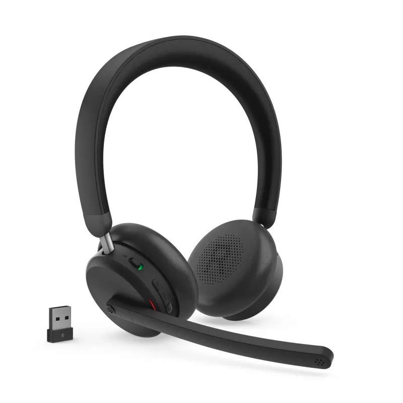 Lenovo ANC Headset 6550 draadloos hoofdband kantoor/callcenter USB Type-C Bluetooth zwart
