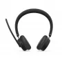 Lenovo 6550 Headset draadloos hoofdband kantoor/callcenter USB Type-C Bluetooth zwart